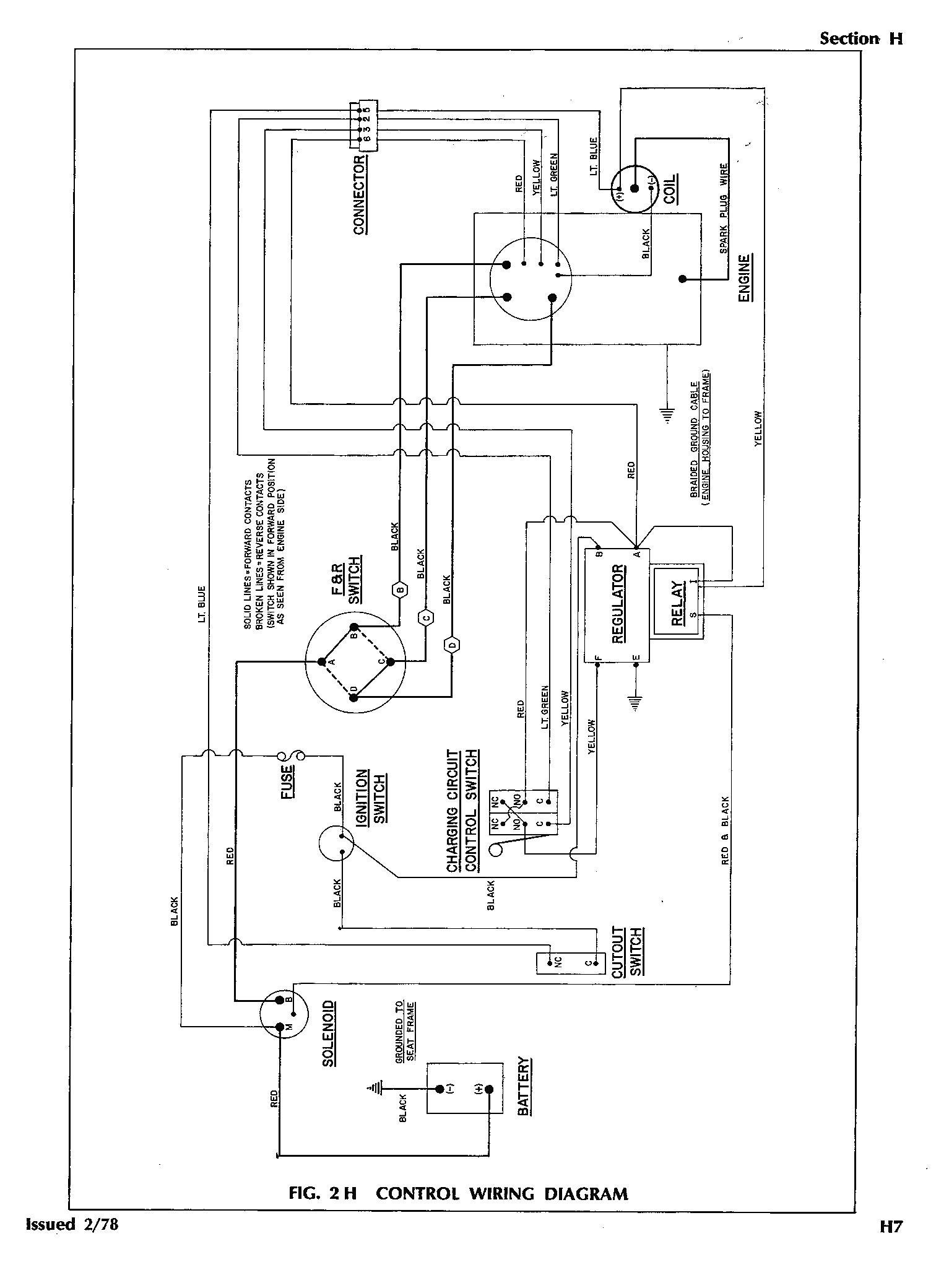 48v club car precedent 48 volt battery wiring diagram