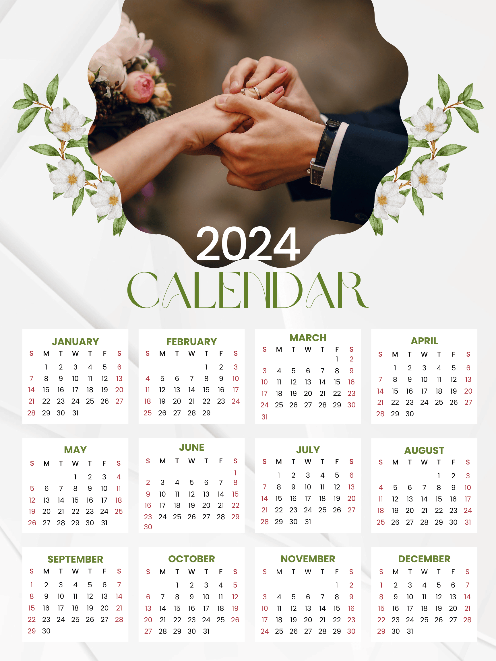 Free Printable 2024 Calendar-10