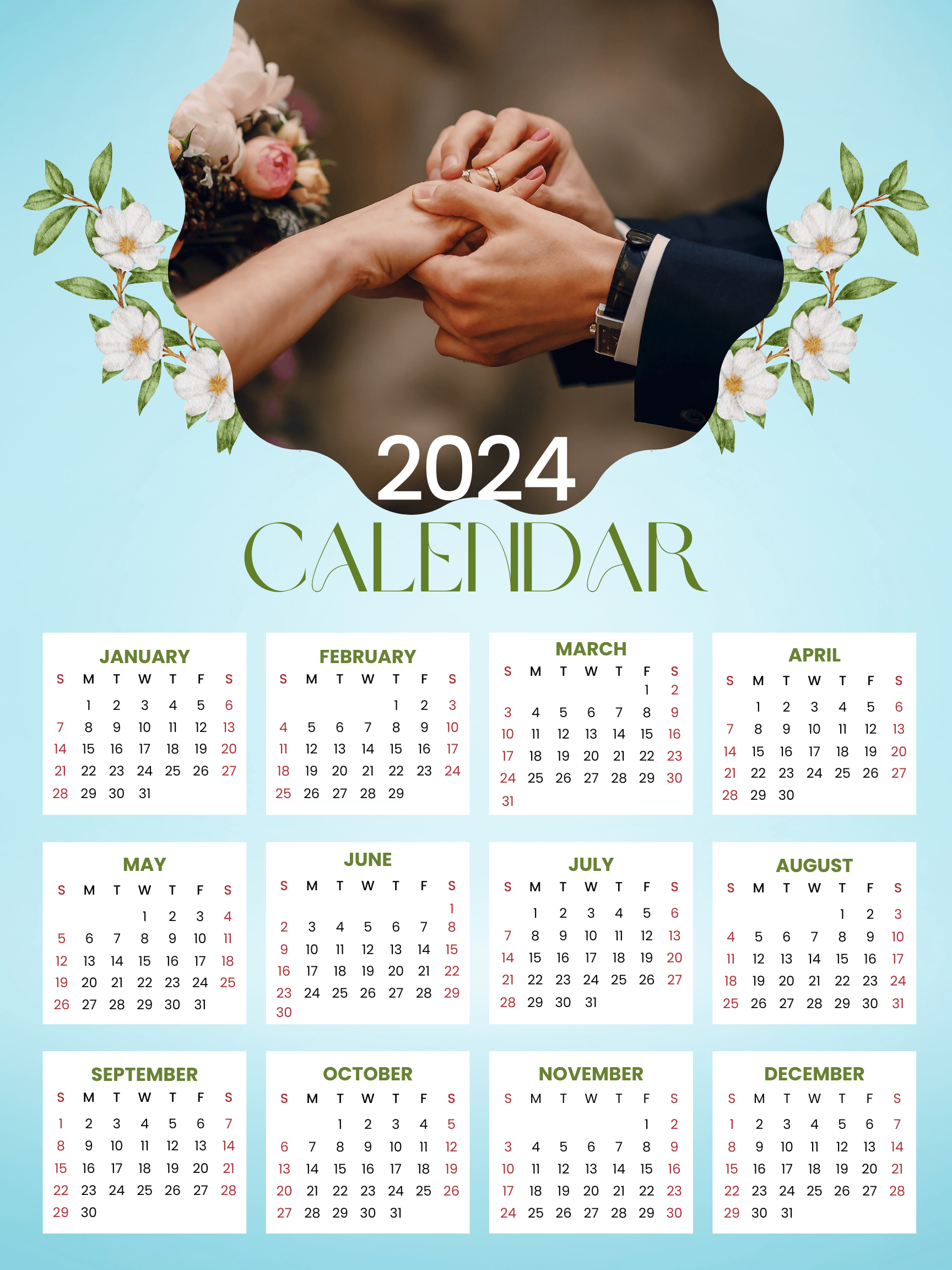 Free Printable 2024 Calendar-11