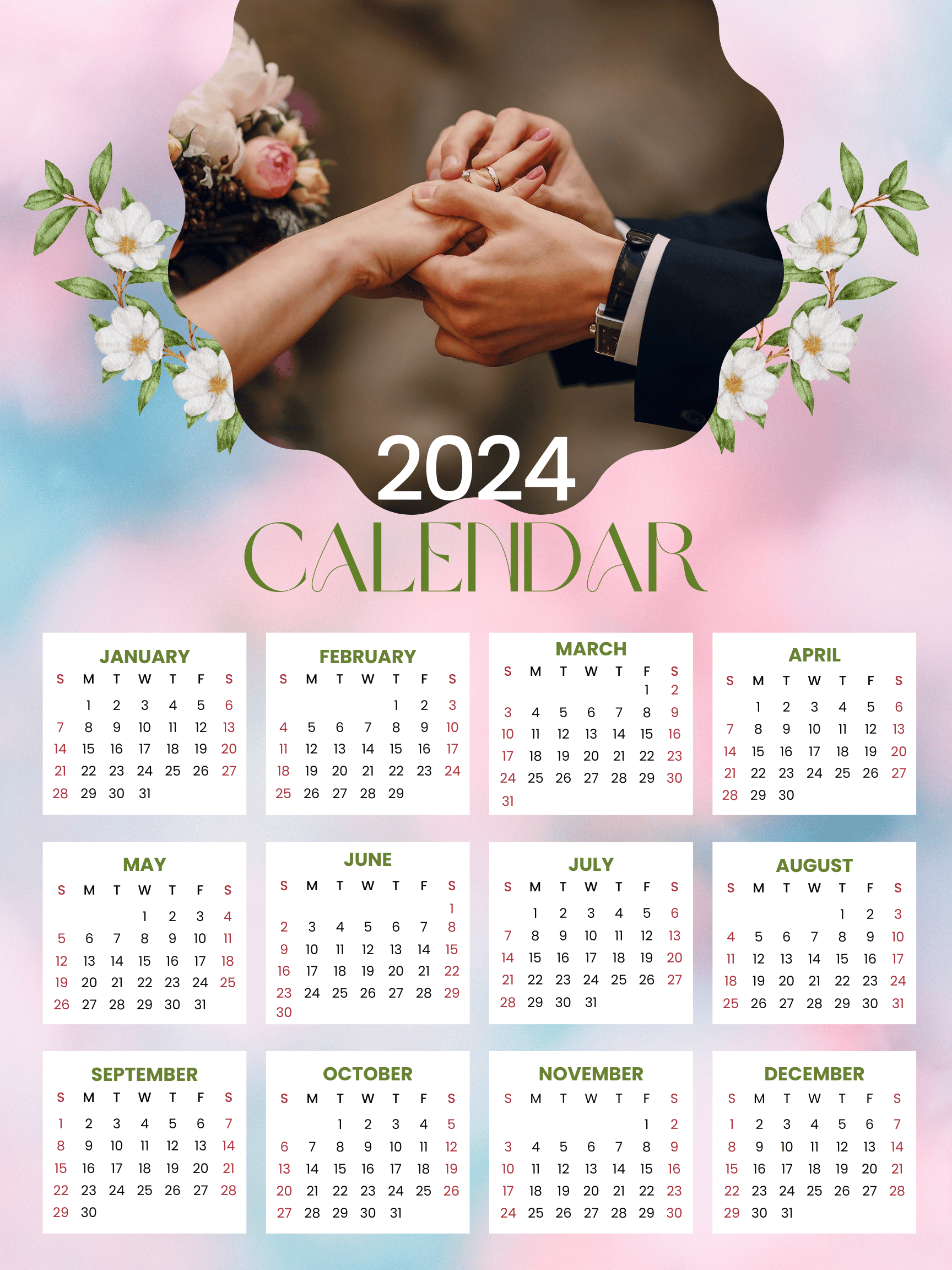 Free Printable 2024 Calendar-8