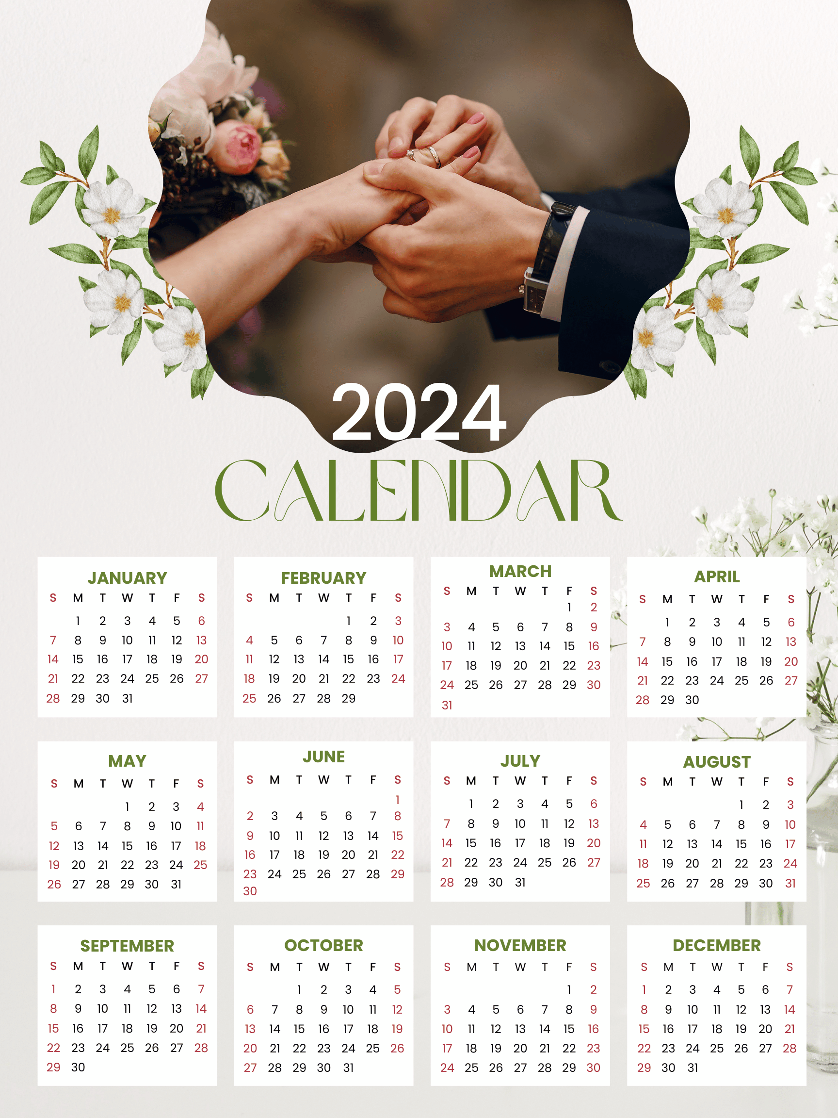 Free Printable 2024 Calendar-9